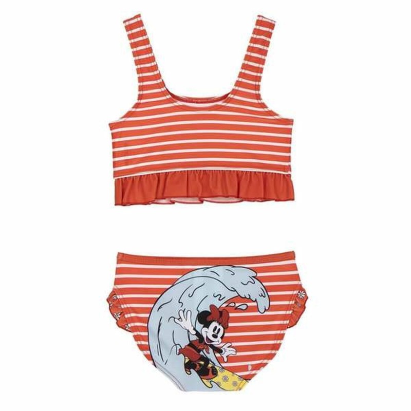 Bas de Bikini Pour Filles Minnie Mouse Rouge