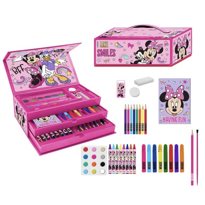 Set de peinture Minnie Mouse Porte documents Rose