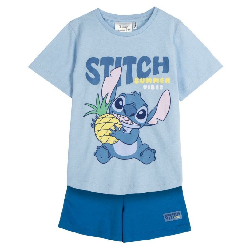 Ensemble de Vêtements Stitch Bleu