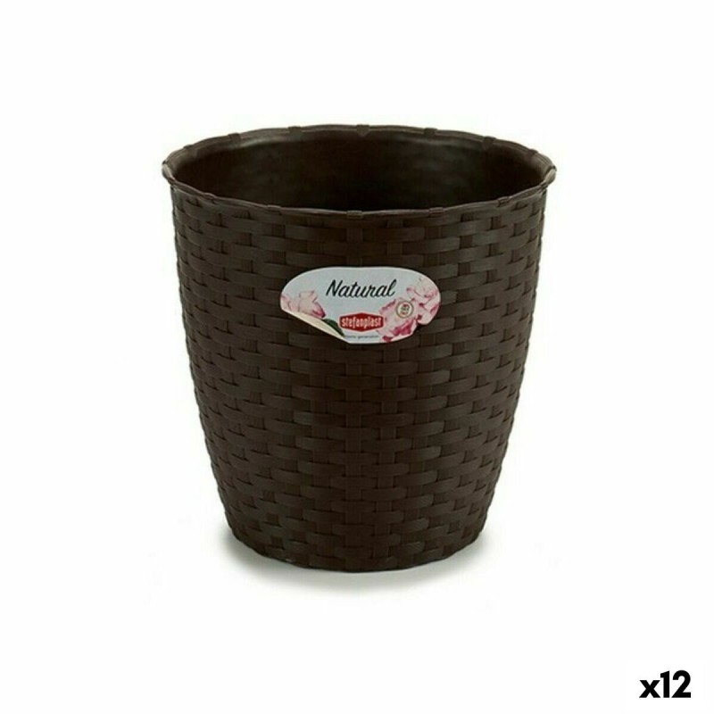 Pot Stefanplast Plastique Chocolat 19 x 17