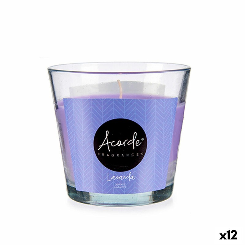 Bougie Parfumée Acorde 1265-50H Lavande 120 g (12 Unités)