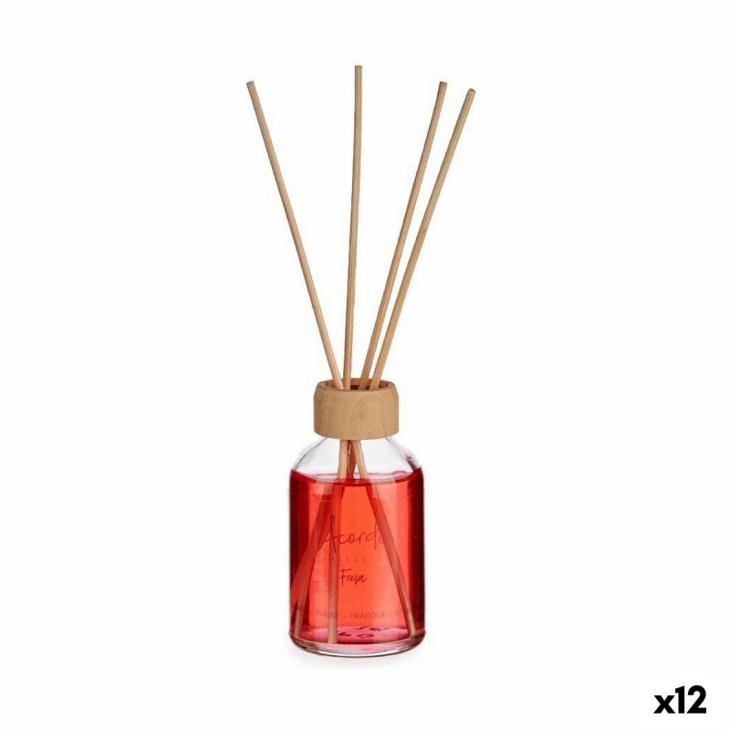 Bâtonnets Parfumés Acorde 50ML STRAW BERRY Fraise 50 ml (12 Unités)