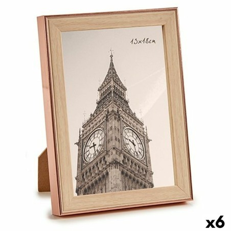 Cadre photo Marron Cuivre Plastique verre (15