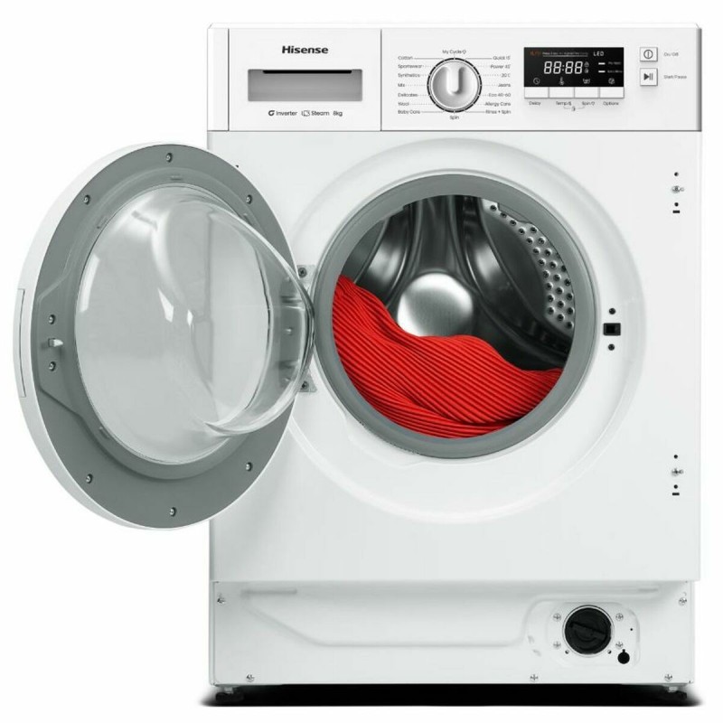 Machine à laver Hisense WF3M841BWIES 59,5 cm 1400 rpm 8 kg