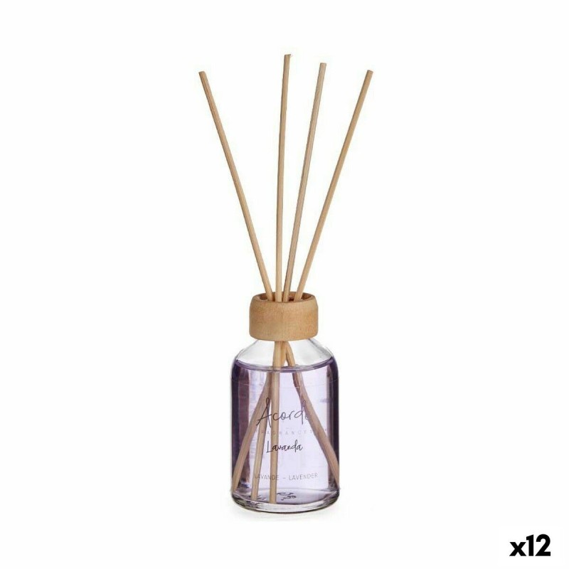 Bâtonnets Parfumés Acorde 50ML LAVEN DER Lavande 50 ml (12 Unités)