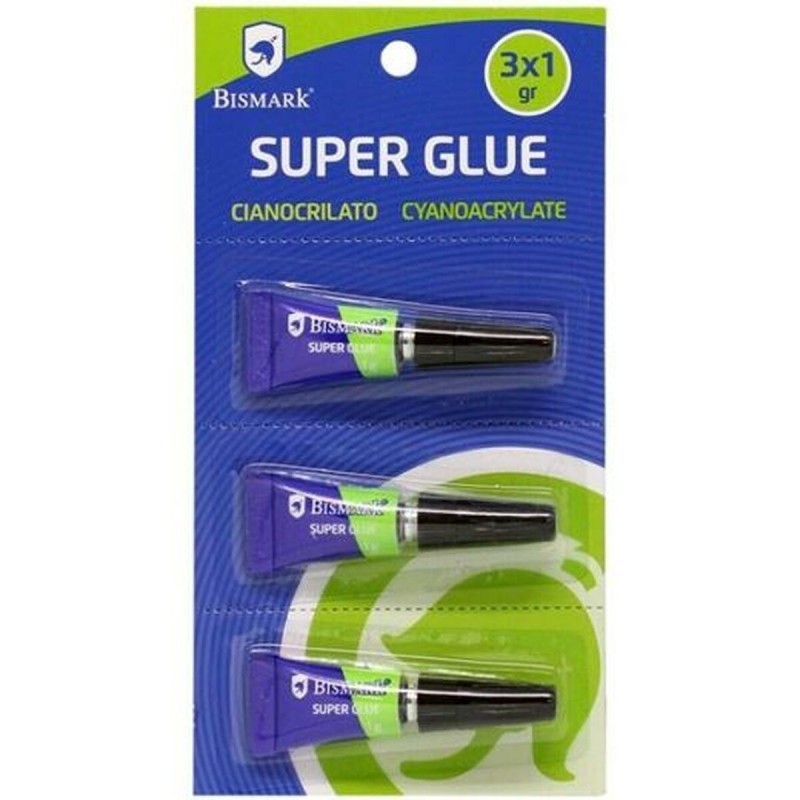 Adhésif instantané Bismark Super Glue 1 g (24 Unités)