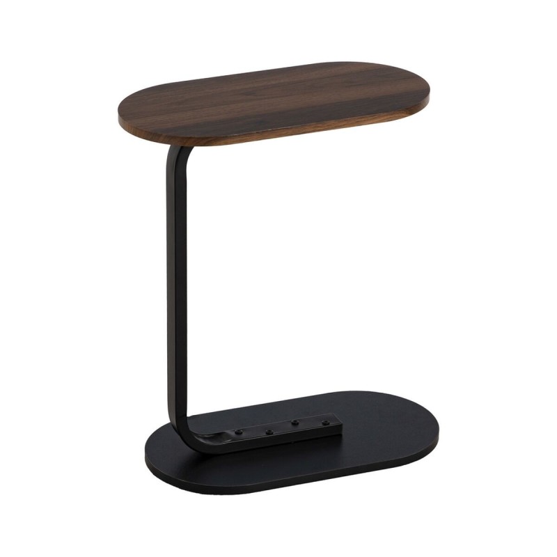 Petite Table d'Appoint Marron Noir 50 x 26 x 61 cm