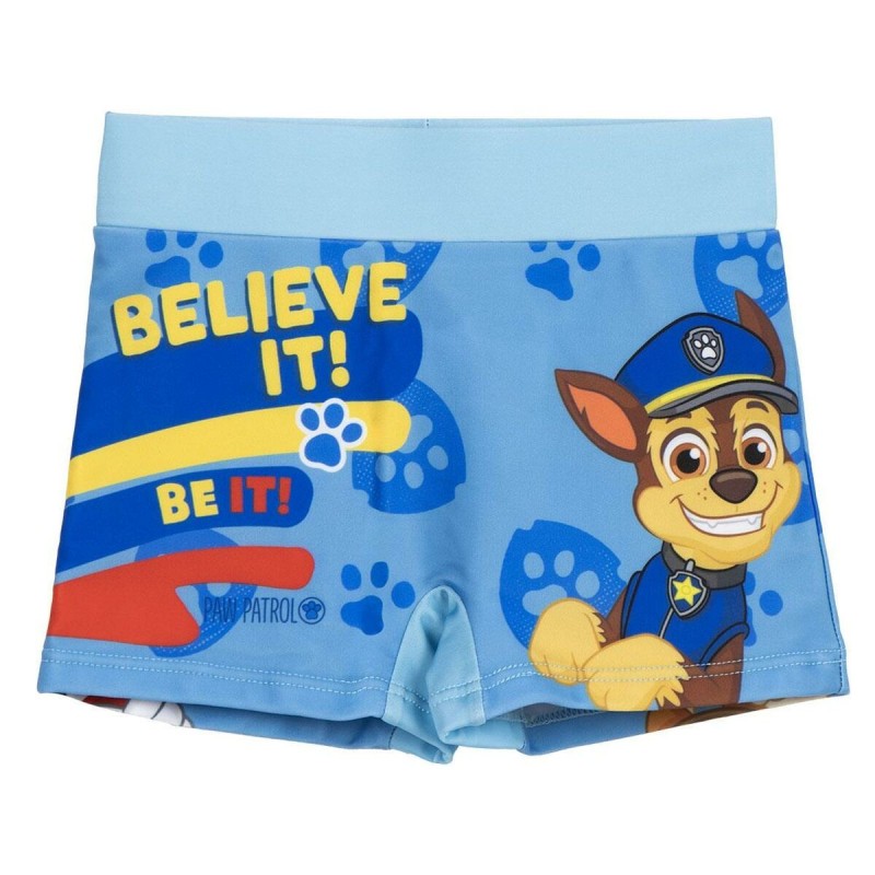 Boxer de Bain pour Enfants The Paw Patrol Bleu