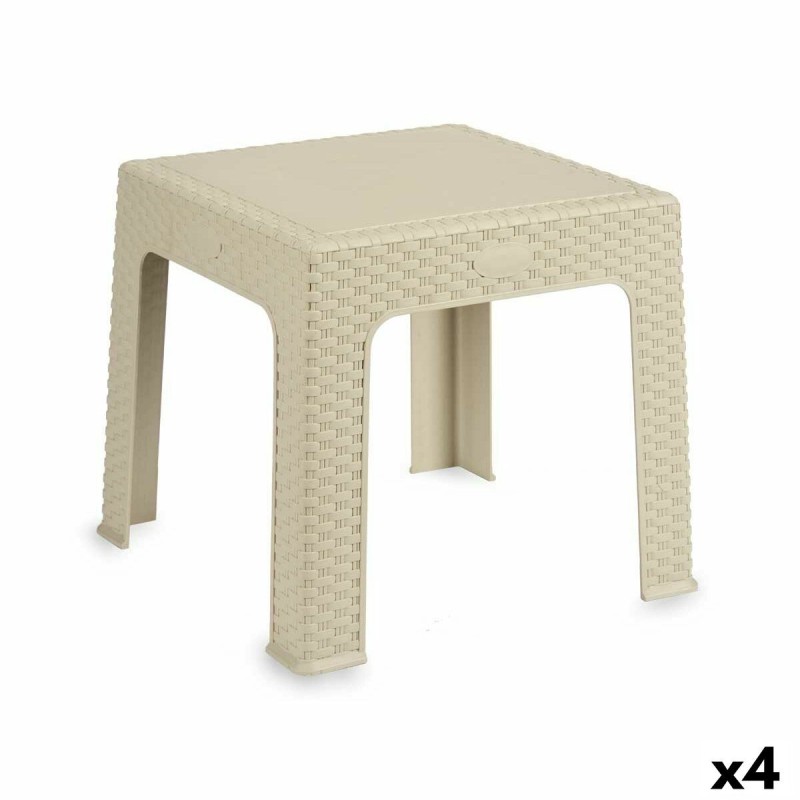 Table pour enfant Kipit Rattan Crème 47 x 42