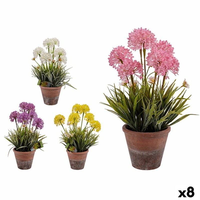 Plante décorative Ibergarden 20801 Liège Céramique Plastique 24 x 43 x 24 cm (8 Unités)