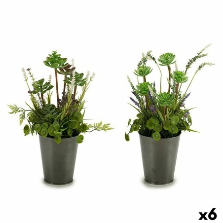 Plante décorative Ibergarden XD16-819 Liège Plastique Fleurs Campagne 20 x 41 x 20 cm (6 Unités)