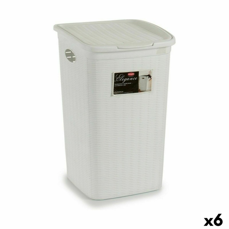 Panier à linge Stefanplast Elegance Blanc Plastique 50 L 36