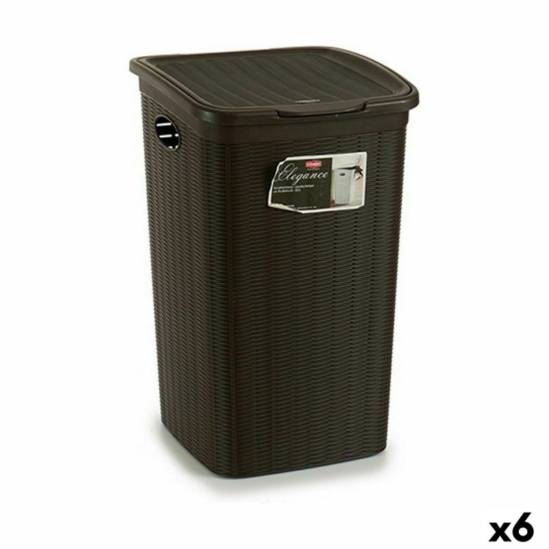 Panier à linge Stefanplast Elegance Marron Plastique 50 L 36