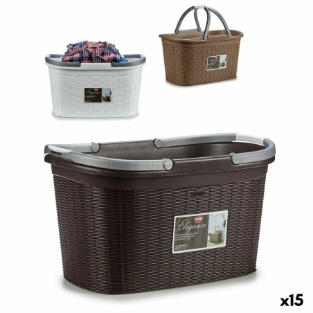 Panier à linge Stefanplast Elegance Plastique 35 L 57