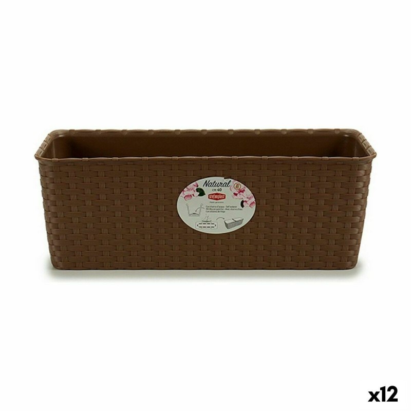 Jardinière Stefanplast Beige Plastique 39 x 13