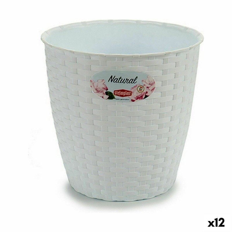 Cache-pot Stefanplast Blanc Plastique 19 x 17