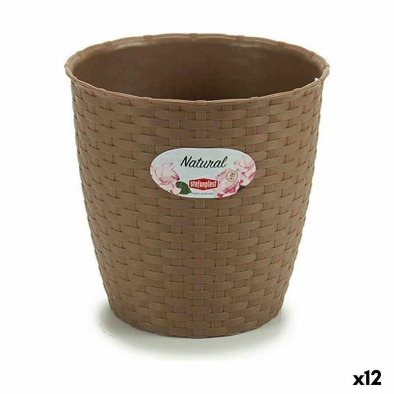 Cache-pot Stefanplast Marron Plastique 19 x 17