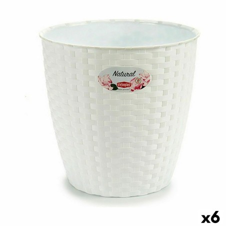 Cache-pot Stefanplast Blanc Plastique 24 x 22