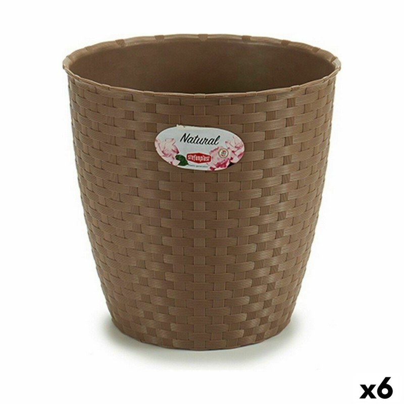 Cache-pot Stefanplast Marron Plastique 24 x 22