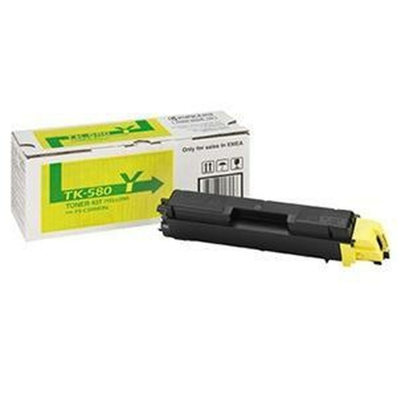 Toner Kyocera TK-580Y Jaune Noir