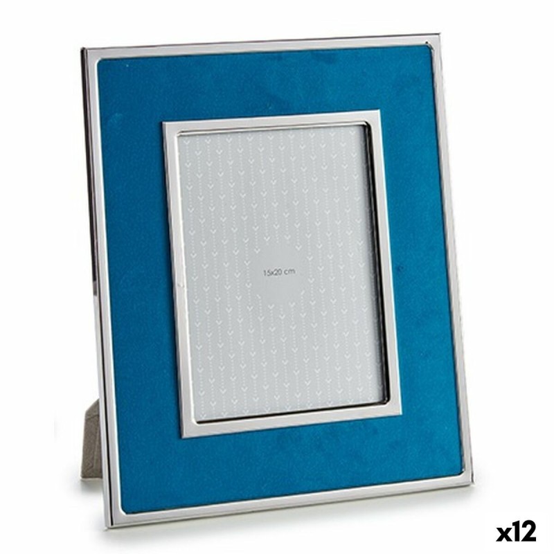 Cadre photo Bleu Velours 1 x 30