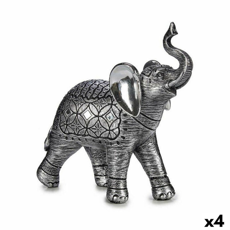 Figurine Décorative Eléphant Argenté 27