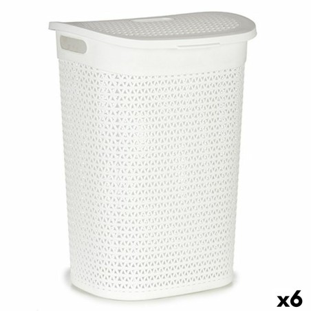 Panier à linge Kipit 4790-3 Blanc Plastique 60 L 43