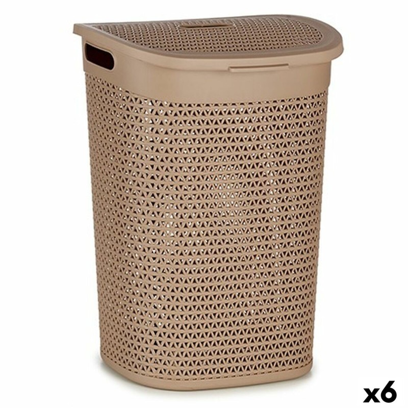 Panier à linge Kipit 4790-4 Beige Plastique 60 L 43