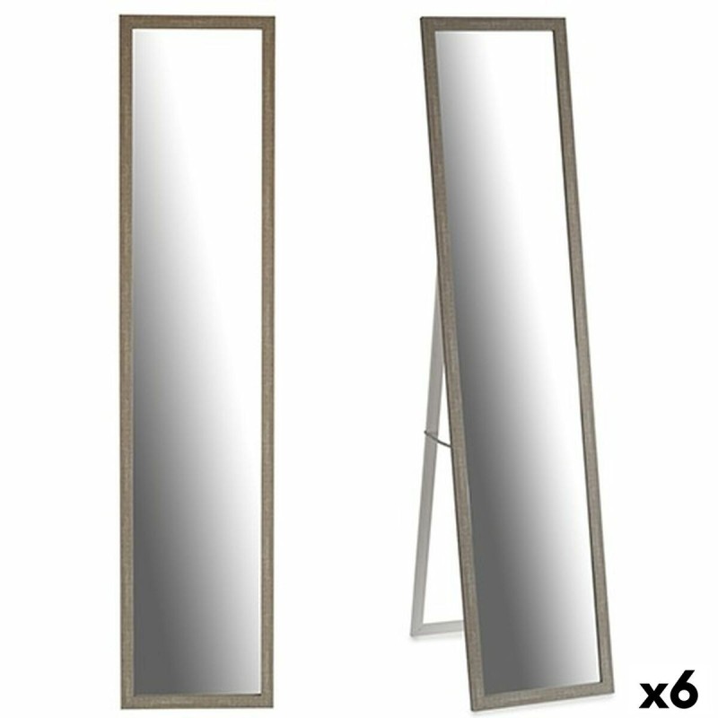 Miroir sur pied Gris Bois Verre 44 x 32