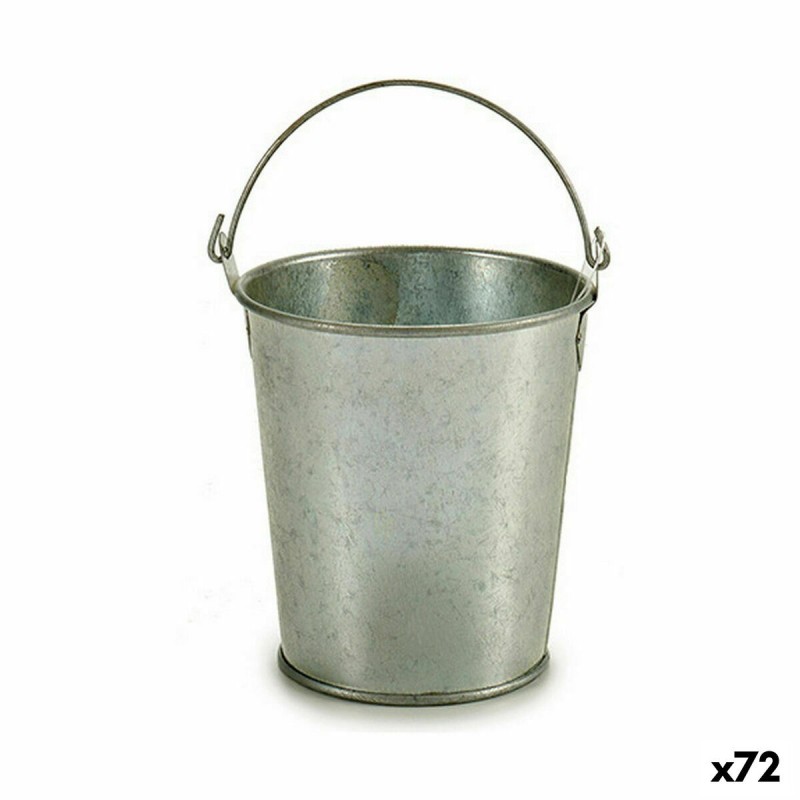 Cache-pot Ibergarden A60262-B Argenté Zinc Seau 15