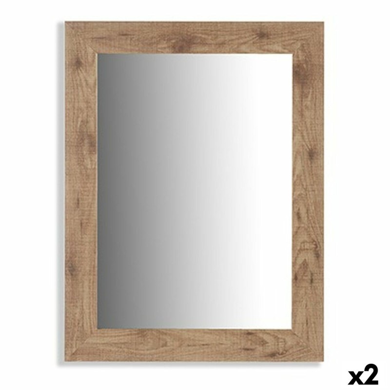 Miroir mural 77609 Marron 66 x 85 x 2 cm 64