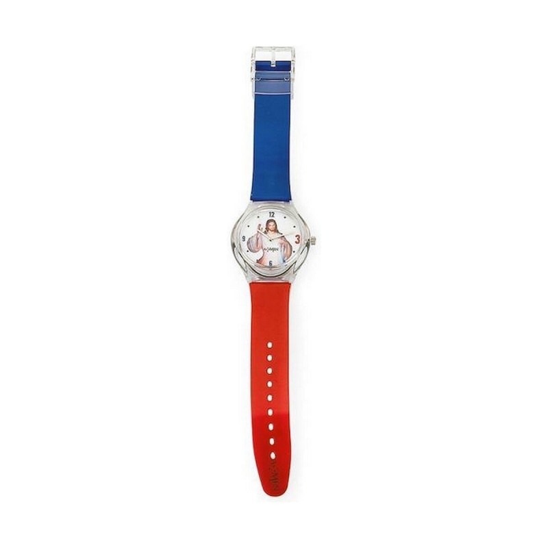 Montre Unisexe Amen GESÙ Rosso Blu (Ø 39 mm)