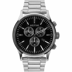 Montre Homme Nixon Sentry Chrono Argenté