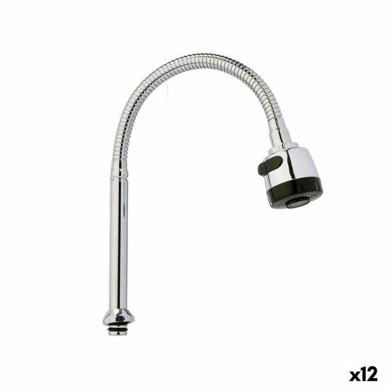 Kitchen Tap Kinvara 179 Noir Argenté Métal Plastique Extensible Multifonction (12 Unités)