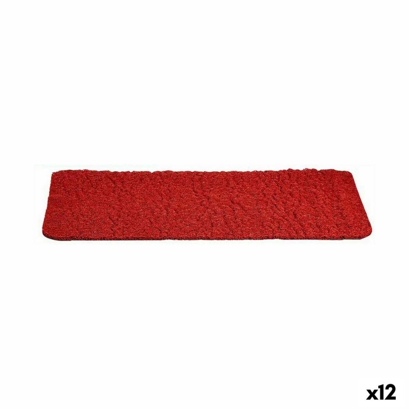 Paillasson Rouge PVC 70 x 40 cm (12 Unités)