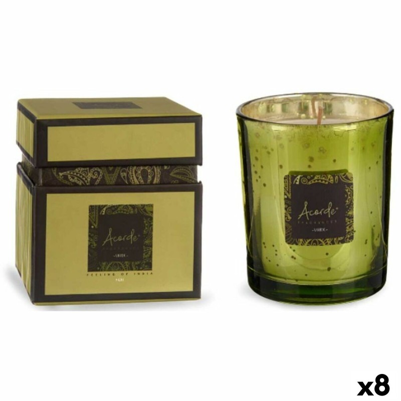 Bougie Parfumée Acorde 7OZ-GREEN&LIME Citron Thé vert 200 ml (8 Unités)