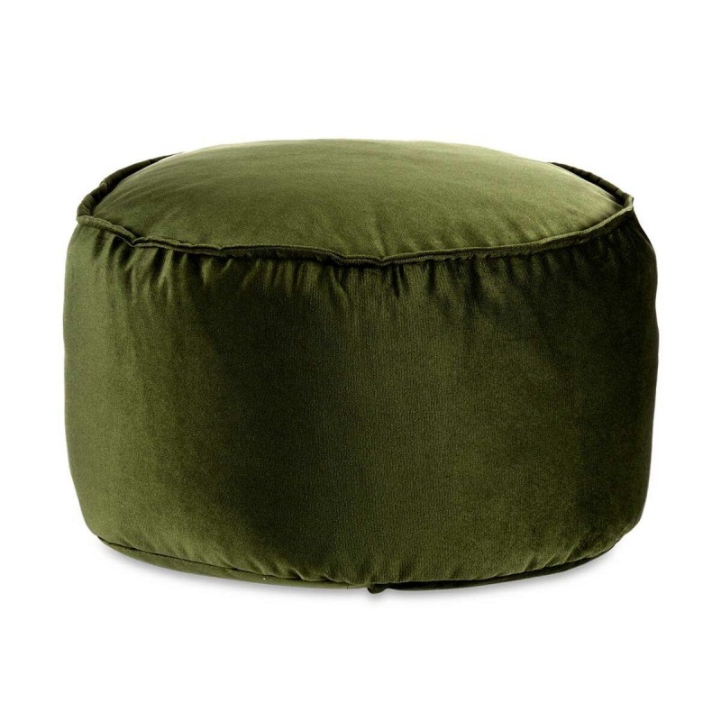 Pouf Velours Vert 60 x 39 x 60 cm (2 Unités)