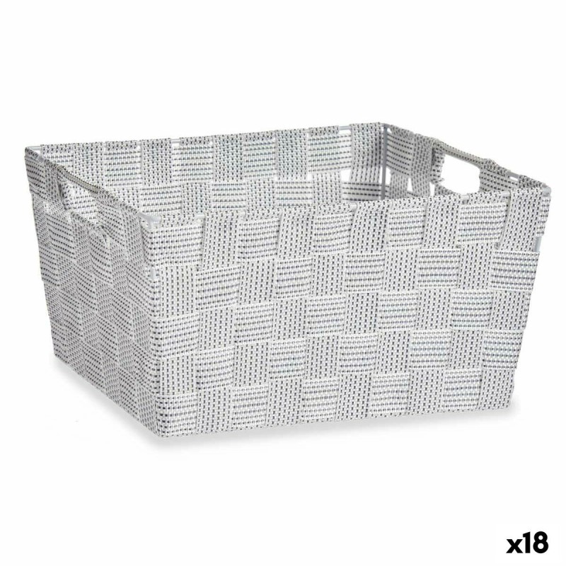 Panier Multi-usages Kipit A3-6883 Blanc Tissu 30