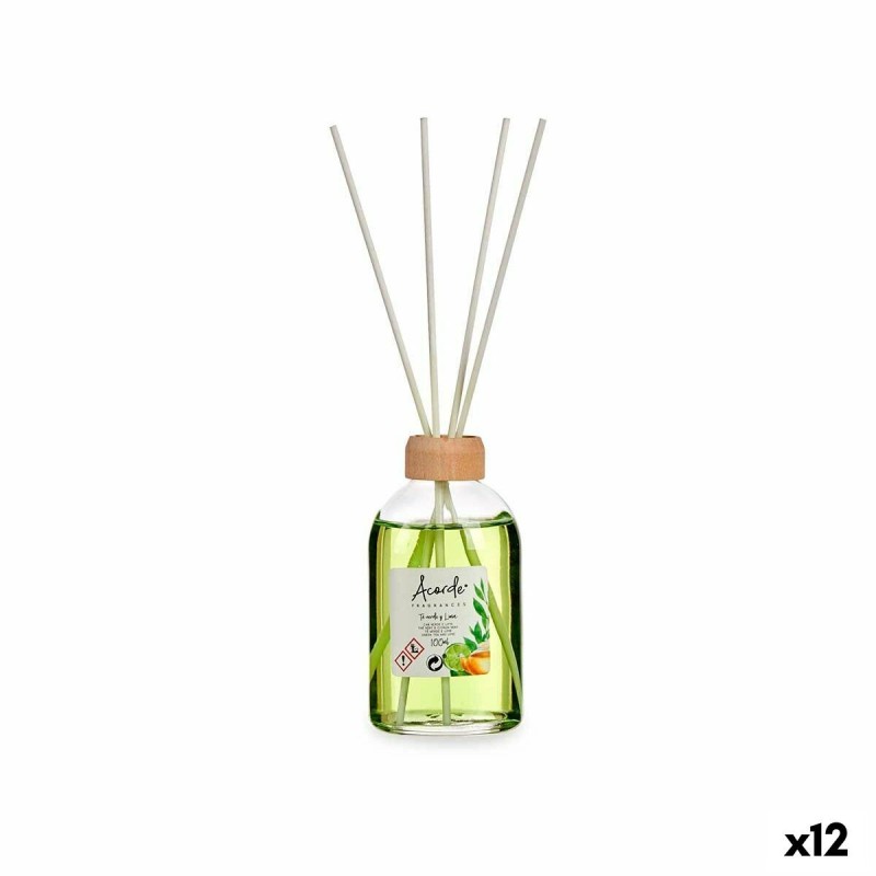 Bâtonnets Parfumés Acorde 83661 Citron Thé vert 100 ml (12 Unités)