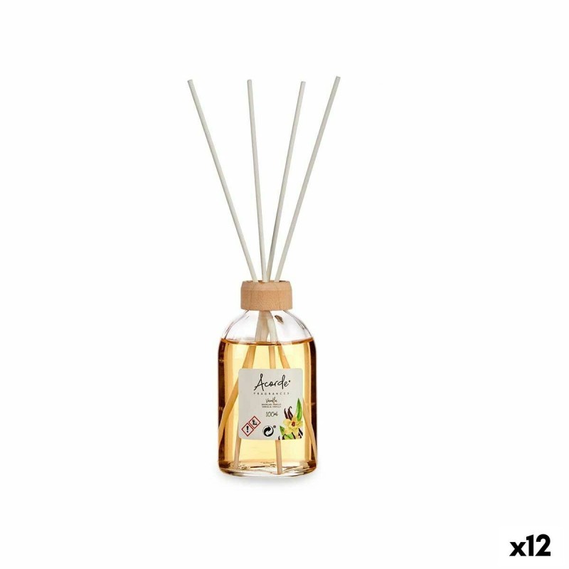 Bâtonnets Parfumés Acorde 83662 Vanille 100 ml (12 Unités)