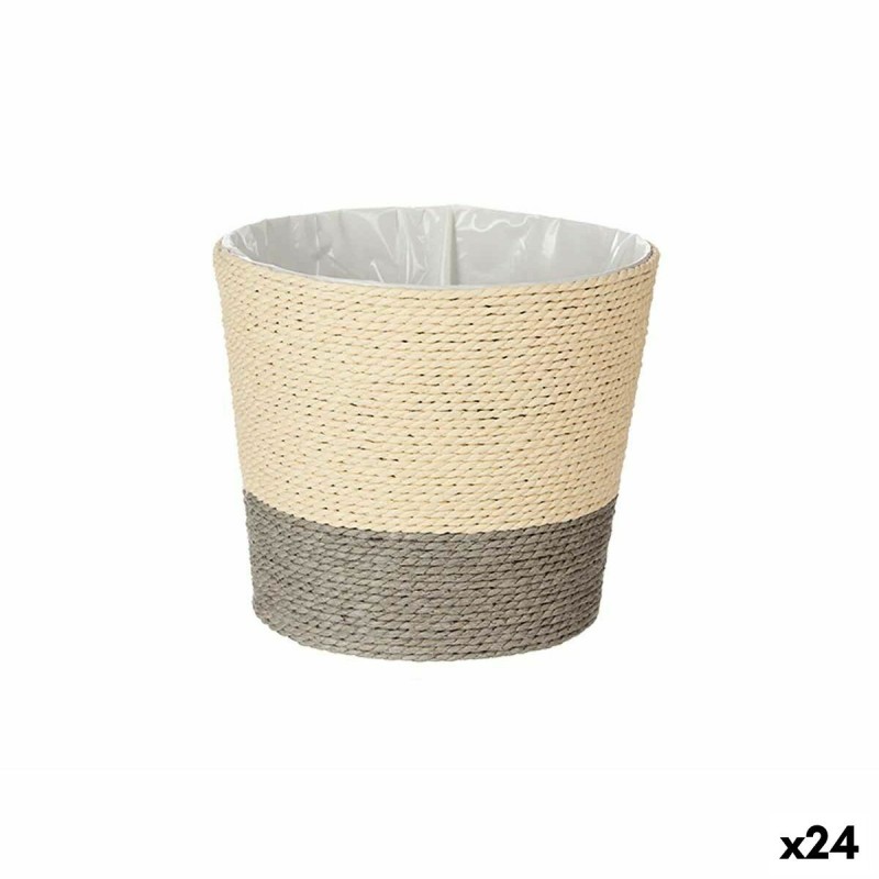 Cache-pot Ibergarden WY21-71 Gris Corde Plastique 19