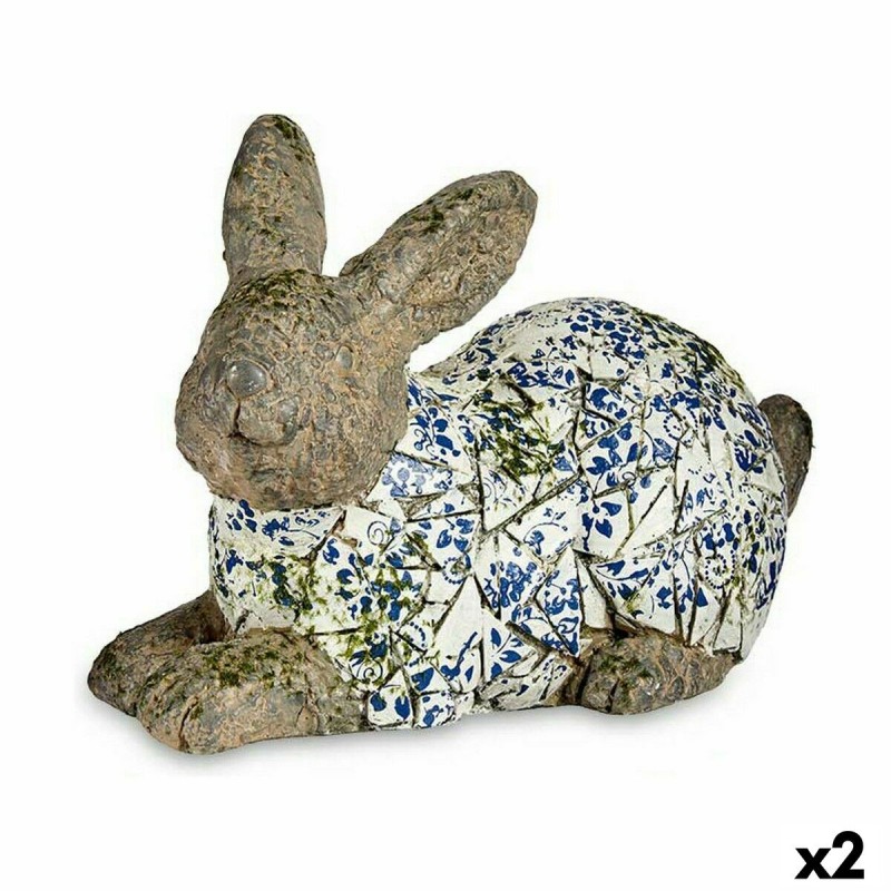 Figure décorative de jardin Ibergarden ZD18054 Polyrésine Lapin 20 x 29 x 40