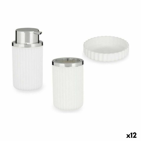 Ensemble de Bain Berilo 3318-1 Blanc Plastique (12 Unités)