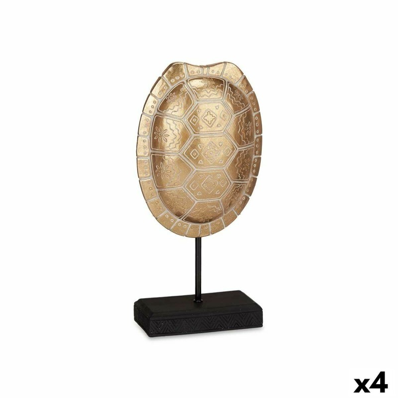 Figurine Décorative Tortue Doré 17