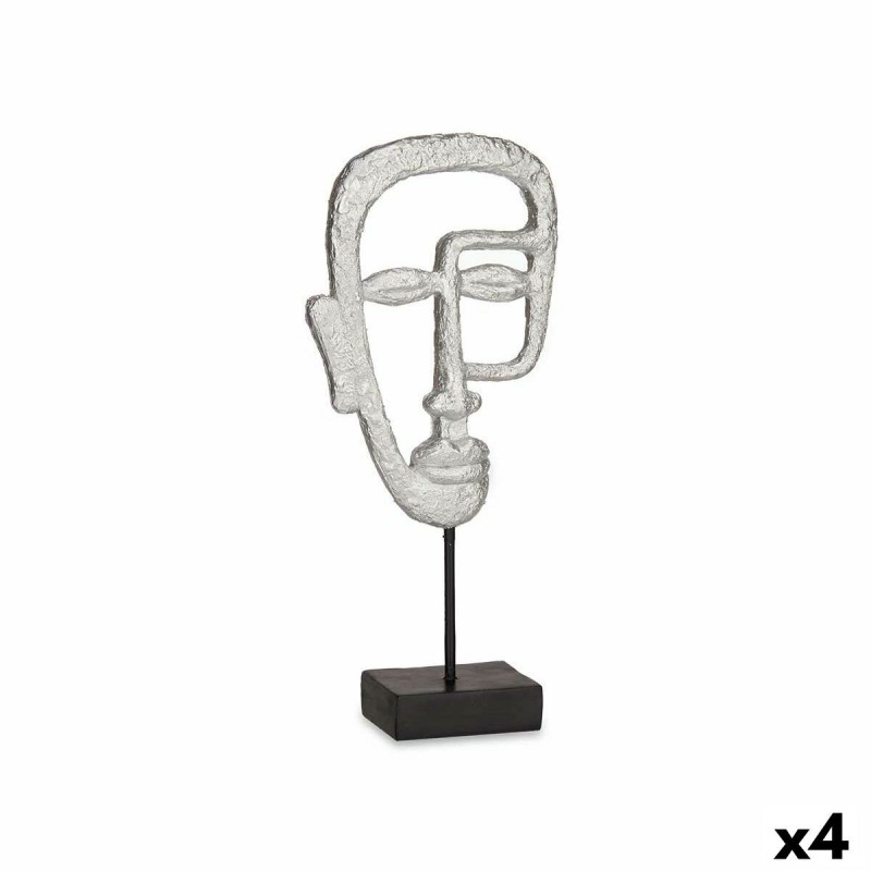 Figurine Décorative Visage Argenté 19