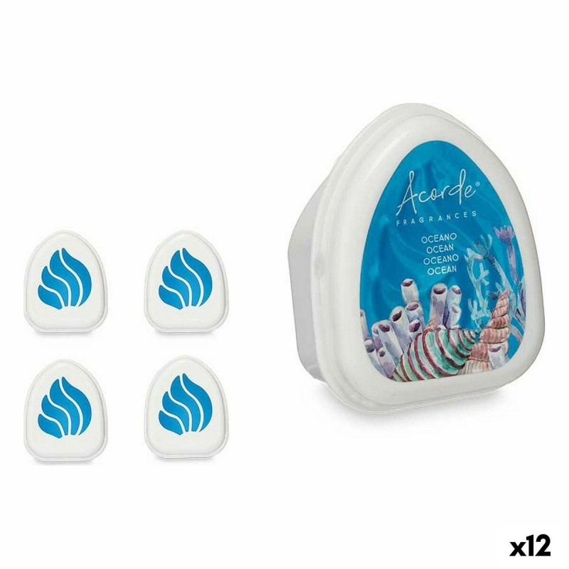 Lot de désodorisants Acorde MINIG-OCEAN Océan 50 g (12 Unités)