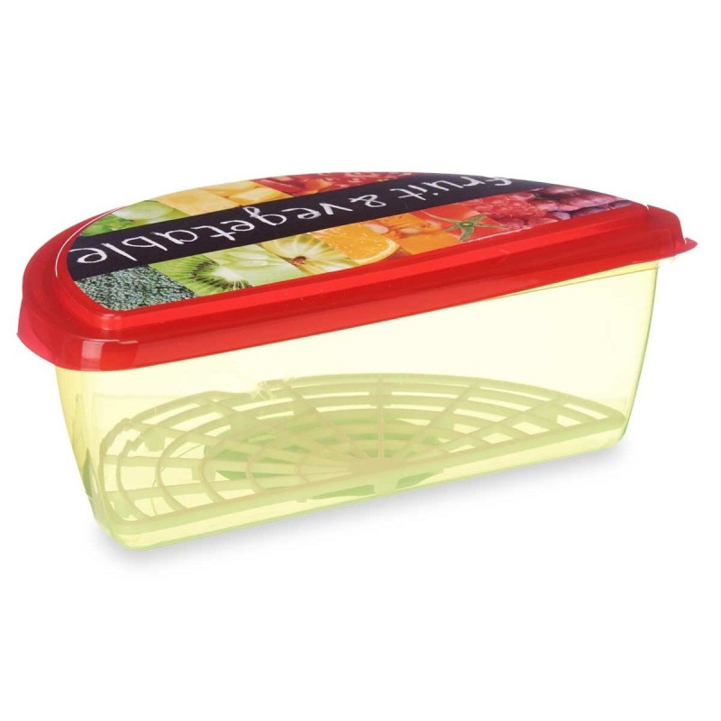 Boîte à lunch Leknes TP581-3 Multicouleur Plastique 23 x 8 x 13 cm Fruits et légumes (24 Unités)