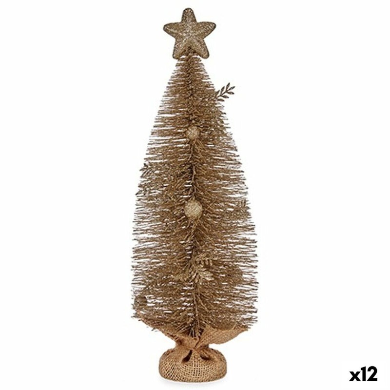 Sapin de Noël champagne 23 x 14