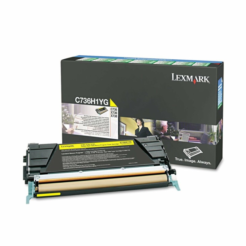 Toner original Lexmark C736H1YG Jaune