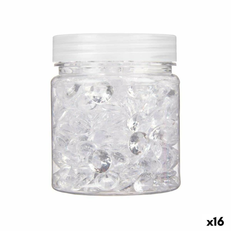 Pierres Décoratives Diamant 150 g Transparent Plastique 6